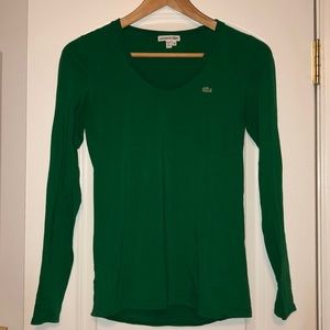 🐊 Classic green Lacoste v neck